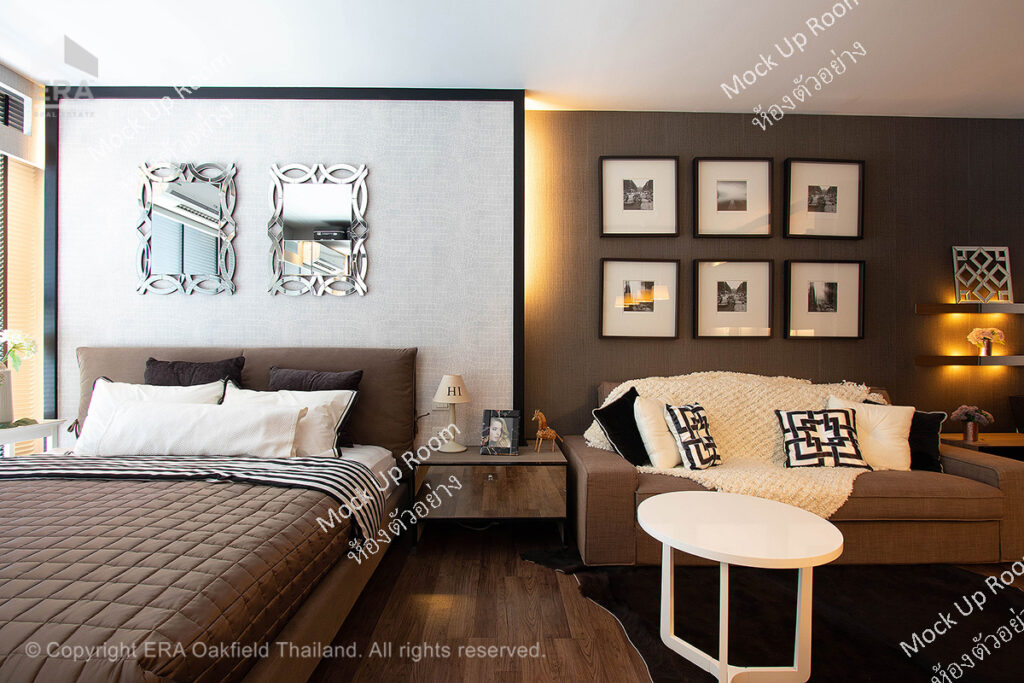 Condominium in the heart of Rayong city, quiet atmosphere, with convenience from complete facilities.